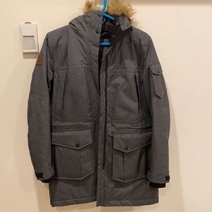 Stormtech jacket. Great in snow/wet weather